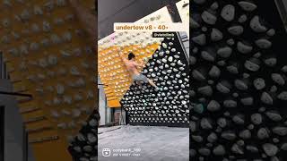 Minh sending a V8 on Kilter