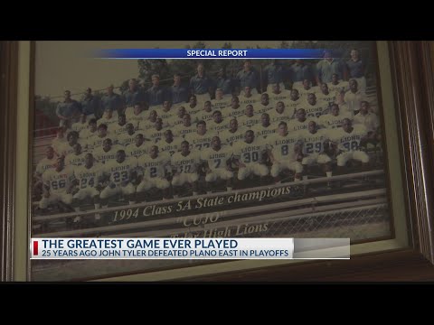 GREATEST FOOTBALL COMEBACK: Celebrating the 25th anniversary of John Tyler vs. Plano East