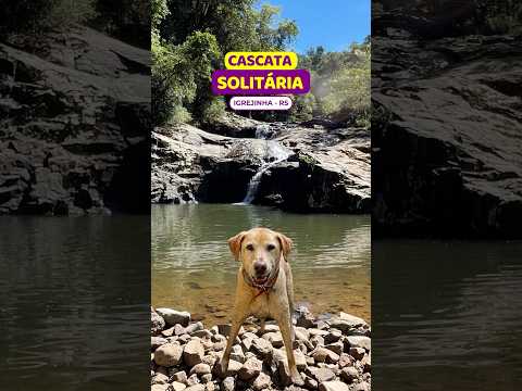 😱 TOPO tem BANHEIRA natural na #cascatasolitaria #igrejinha