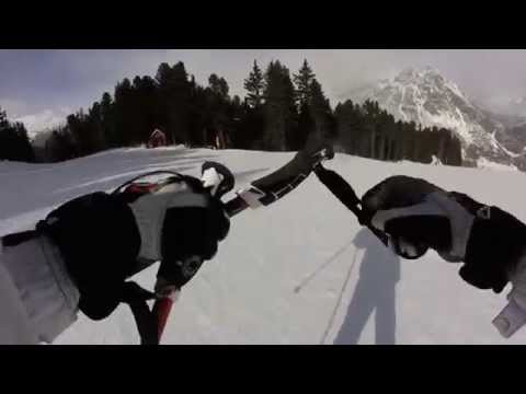 Man vs plant - skiing crash