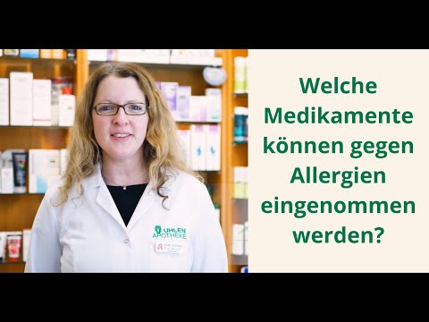 Welche Medikamente können gegen Allergien eingesetzt werden?
