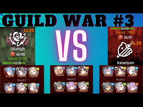 Guild War vs Kataclysm ft. Lone Crescent Bellona - Epic Seven