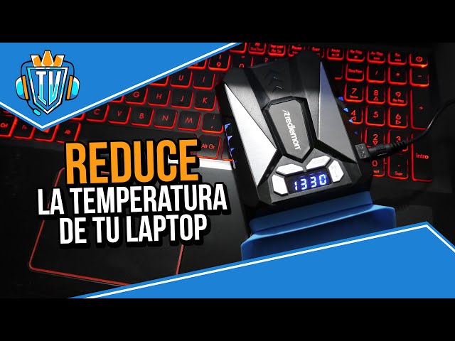 Vídeo relacionado con AIMIUZI Almohadilla de refrigeración para laptop, almohadilla de refrigeración para laptop de 12 a 15.6 pulgadas, 5 ventiladores silenciosos, soporte de refrigeración ajustable de 5 ángulos (negro)