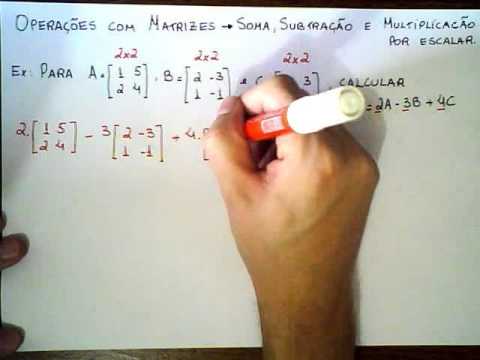 Álgebra Linear   Matrizes   Soma, Subtração e Multiplicação por Escalar