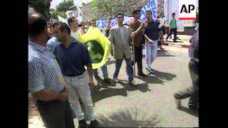 ALGERIA: ALGIERS: PROTESTORS CLASH WITH POLICE