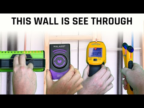 I Built a See Through Wall to REALLY Test StudFinders