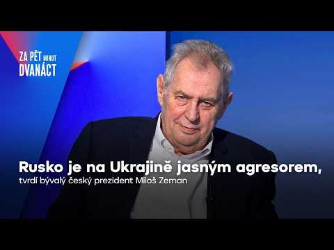 Zeman: Ministr Zůna je pod tlakem fanatických podporovatelů SPD | Za pět minut dvanáct