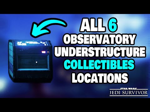 ALL 6 Observatory Understructure Collectibles Locations in Star Wars Jedi Survivor (STEP-BY-STEP)