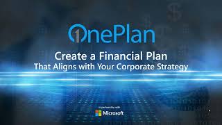 Create a financial plan that aligns with your corporate strategy