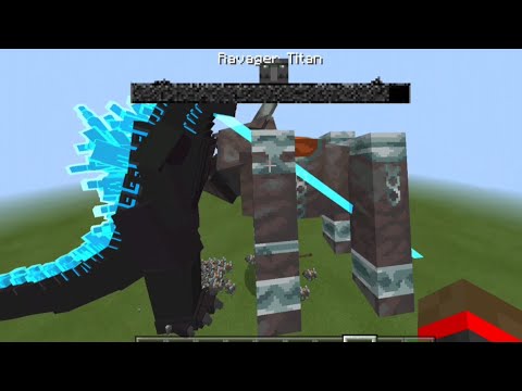 Ravager Titan IN Minecraft vs Godzilla