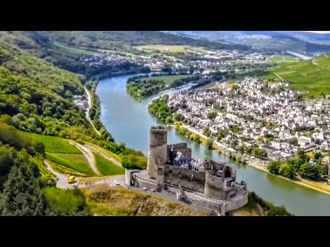 Germany :The Mosel Valley &  Rhine river Castles (drone video)