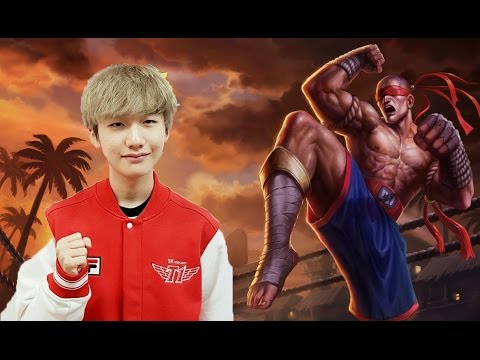 SKT Peanut as Leesin vs Elise jungle S7 Ranked gameplay