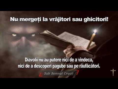 Don't go to sorcerers or fortune tellers!