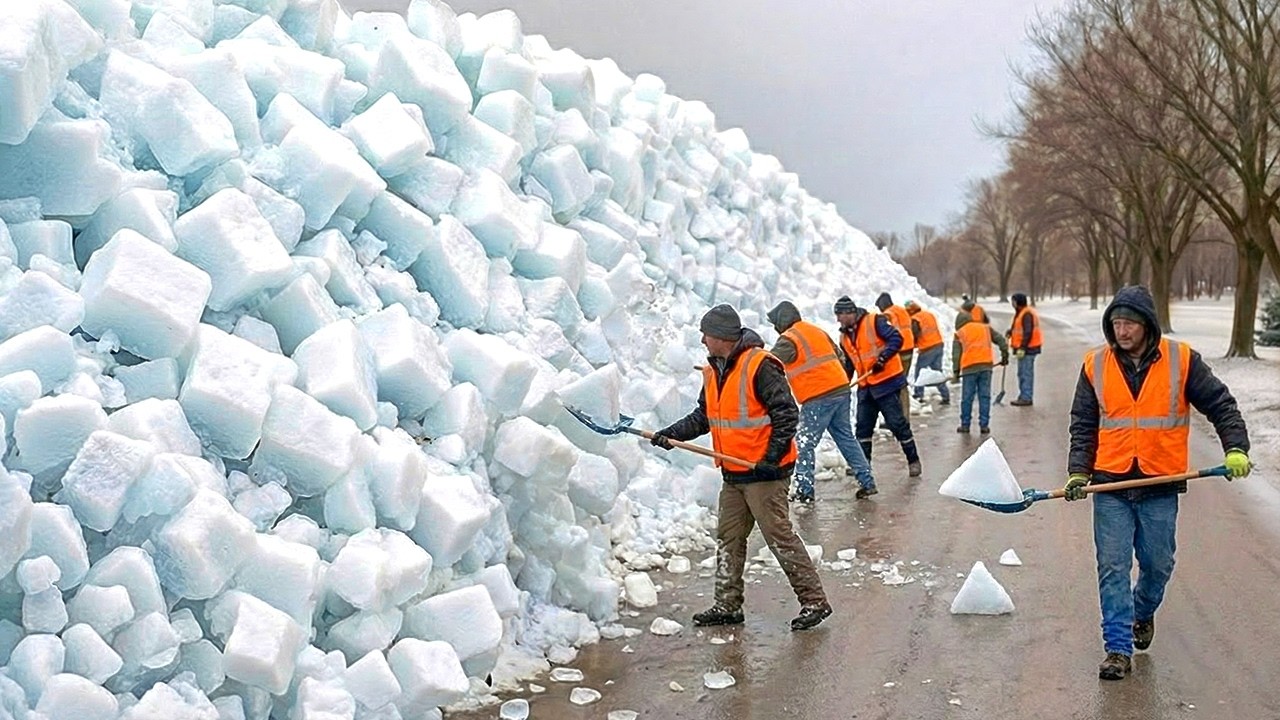 80 Arbeiter, die man sich den ganzen Tag anschauen könnte