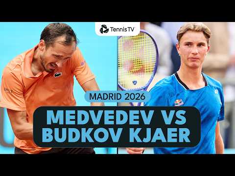 Daniil Medvedev vs Nicolai Budkov Kjaer Match Highlights! | Madrid 2026