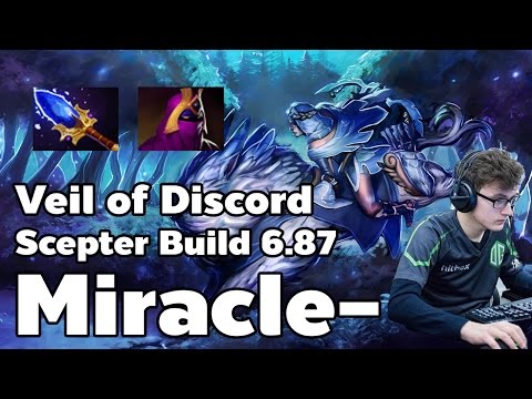 Mirana Veil of Discord+Aghanim's Scepter Build 6.87 by Miracle-