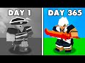 How I played Roblox Bedwars DAY 1 vs NOW.. (1 Year)