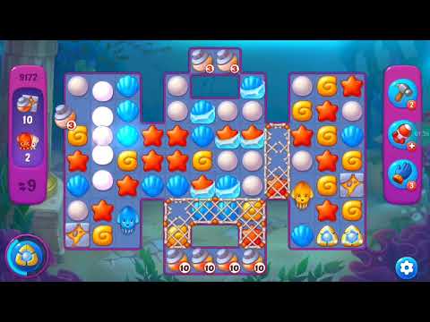 Fishdom Super Hard Level 9172 (with Double Lightning Booster) @choraelmin