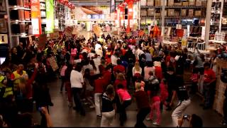 preview picture of video 'One Billion Rising IKEA Draper Flash Mob'