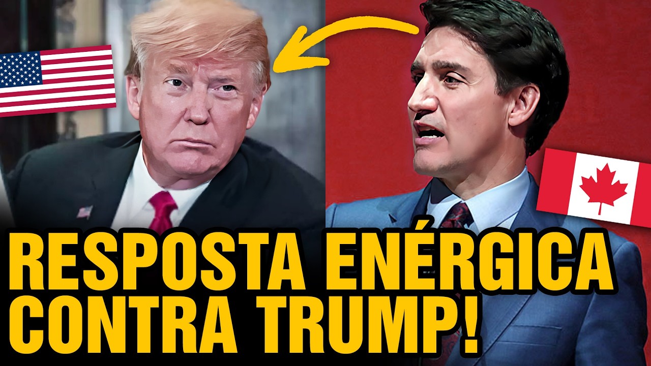 Trudeau promete RESPOSTA ENÉRGICA contra EUA se Trump cumprir ameaça das tarifas contra Canadá 🇨🇦 🇺🇸