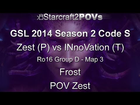 SC2 HotS - GSL 2014 S2 Code S - Soulkey vs INnoVation - Ro16 Group D - Map 3 - Frost - Soulkey