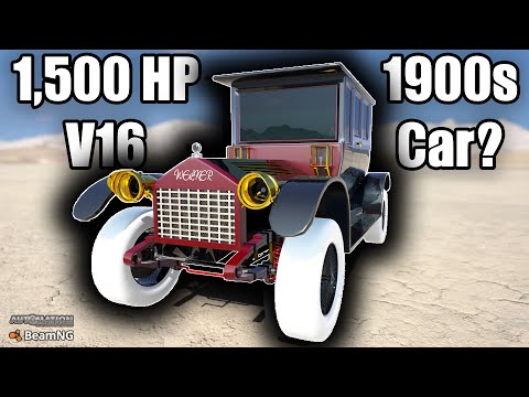 I Made a Vintage V16 "Hypercar" | Automation The Car Company Tycoon Game & BeamNG.drive