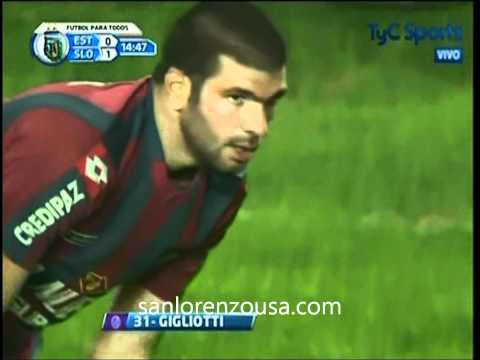 GOL DE GIGLIOTTI A ESTUDIANTES