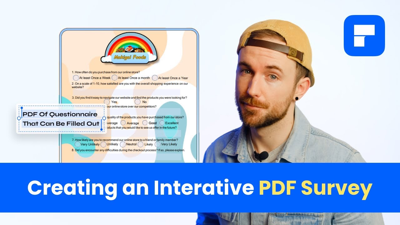 Creating an Interactive Survey in PDF