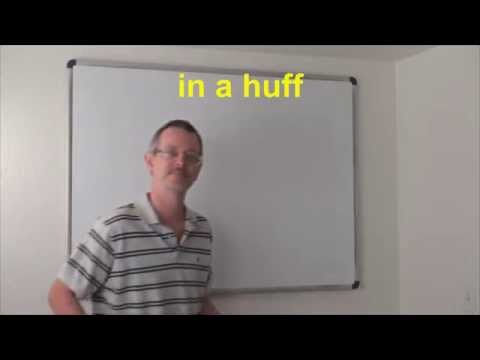 Learn English: Daily Easy English Expression 0556: in a huff