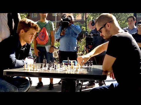 World Chess Champion Magnus Carlsen vs 1600 player - Guess Who Wins!?