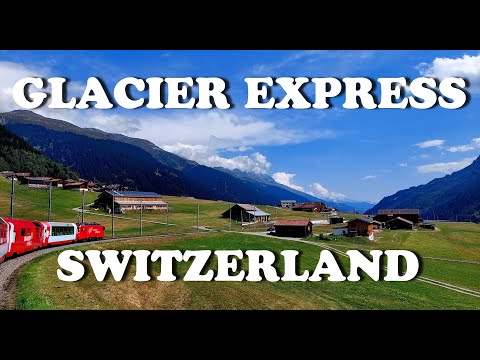 The amazing GLACIER EXPRESS - Brig to Chur Train Journey SWITZERLAND 🇨🇭 4K (August 2023)