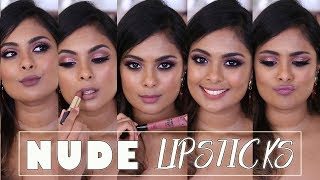 NUDE LIPSTICKS FOR BROWN GIRLS - 16 new swatches!