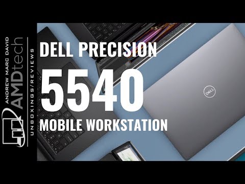 External Review Video aQSciwFdRno for Dell Precision 5540 15.6" Mobile Workstation (2019)