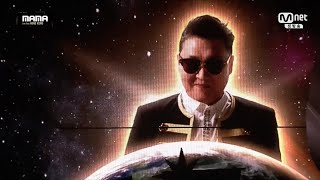 PSY - ‘나팔바지(NAPAL BAJI)&#39; + ‘DADDY&#39; + ‘GANGNAM STYLE(강남스타일)&#39; in 2015 MAMA