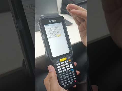 RF Device MC330M HHT Usage  zebra device 1