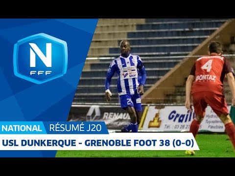 J20 : USL Dunkerque - Grenoble Foot 38 (0-0), le résumé I FFF 2018