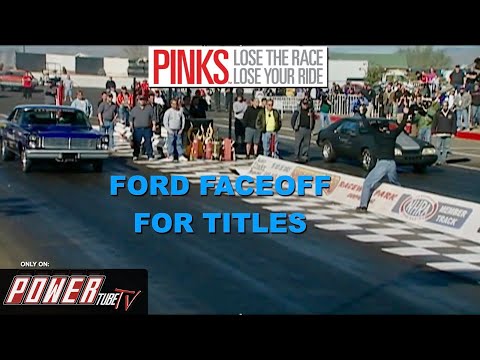 PINKS - Lose The Race..Lose Your Ride! 20 yr Rivarly Settled -1965 Ford Galaxy vs Fox Body Mustang!