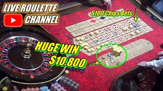 🔴LIVE ROULETTE |🔥 HUGE WIN 💲10.800 In Casino Las Vegas Exclusive ✅ 2023-02-06 Video Video