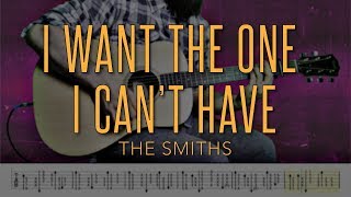 I Want The One I Cant Have - The Smiths |HD Guitar Tutorial With Tabs
