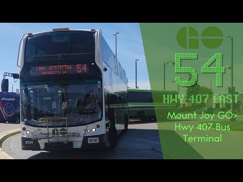 GO Transit 8534 (598 6BL)@ 54 Mount Joy GO→Highway 407 Bus Terminal
