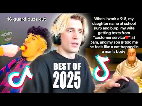 xQc Reacts to Dark Humor TikToks That Left Him Speechless (Best of 2025)