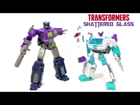 Transformers Generations Select Shattered Glass Optimus Prime and Ratchet Review
