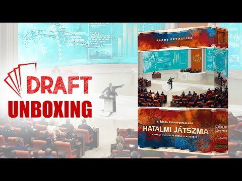 A Mars Terraformálása - Hatalmi játszma kiegészítő unboxing - :: DRAFT :: Társasjáték vlog