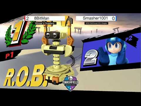 Smashfield Weeklies #148 - AMG|8BitMan (R.O.B.) vs Smasher1001 (Mega Man) #Late