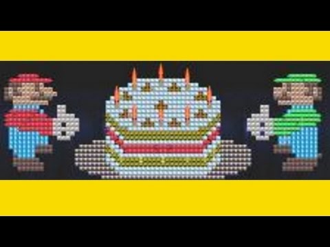 【RUN】　Happy Birthday to you～！！！ by こゅ - Super Mario Maker - No Commentary 1AE
