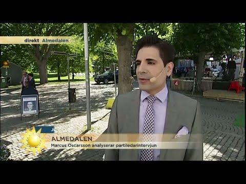 Marcus Oscarsson: SD sämre på mjukare frågor - Nyhetsmorgon (TV4)