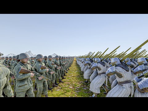 500000 AMERICAN SHOTGUN SOLDIERS vs 1 MILLION HEAVY KNIGHTS -Ultimate Epic Battle Simulator 2 UEBS 2