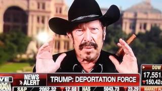Donald  Trump deportation  lets build a fence with Kinky Friedman