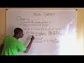 Jamb Class On Mole Concept Chemistry