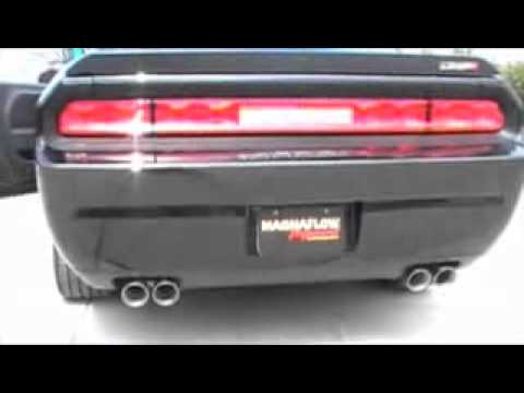 YouTube   Magnaflow competition exhaust 2008 Dodge Challenger SRT8